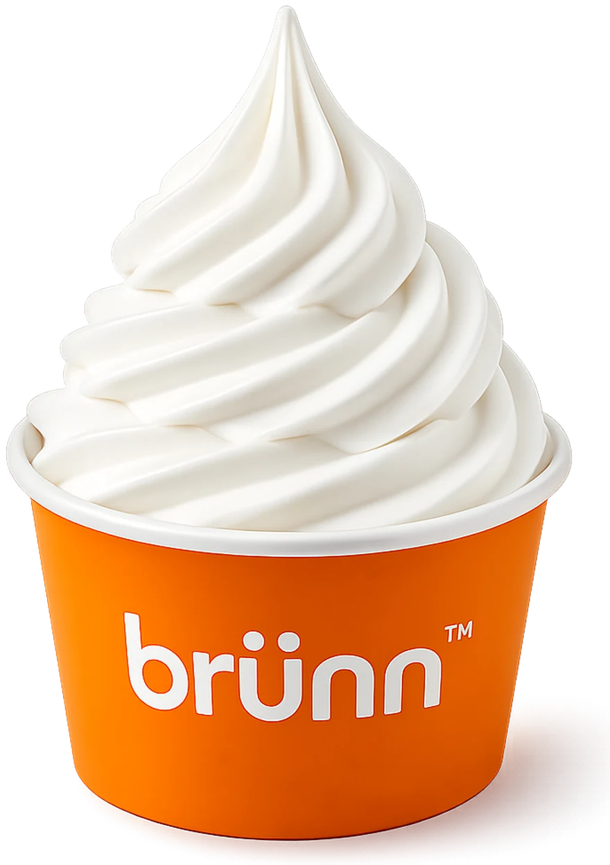 The Hero — brünn™ pure frozen yogurt swirl