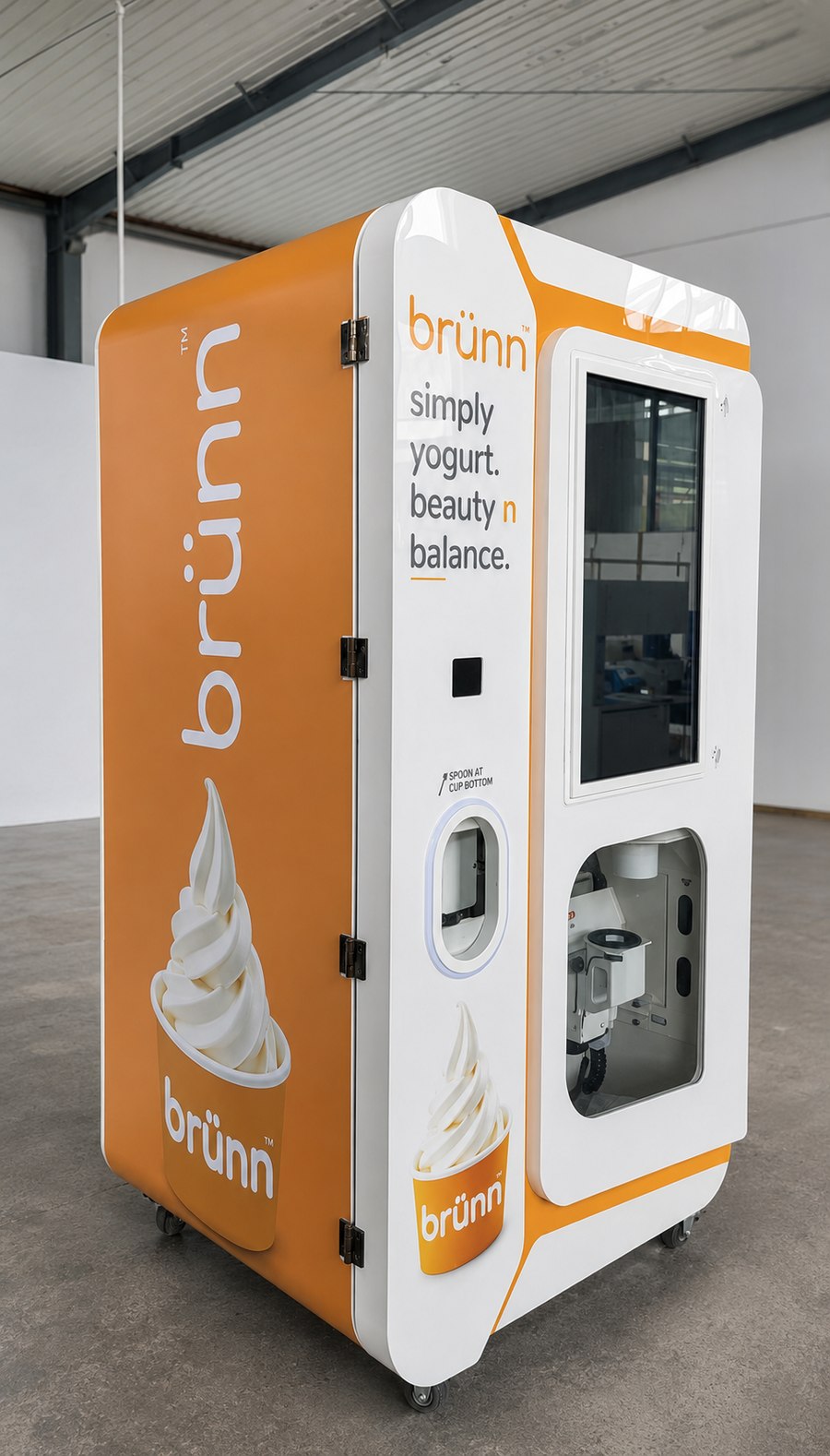 The brünn™ frozen yogurt machine